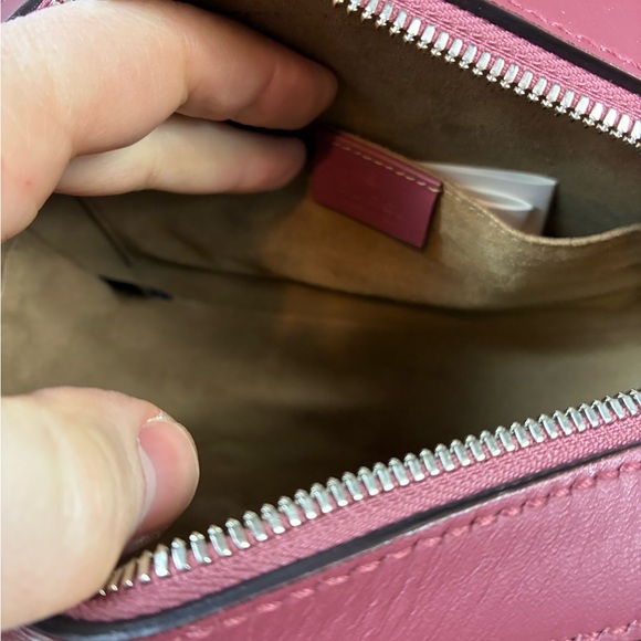 NWOT Authentic Gucci Pink Blooms GG Canvas Supreme Camera Floral Crossbody Bag - Picture 8 of 13